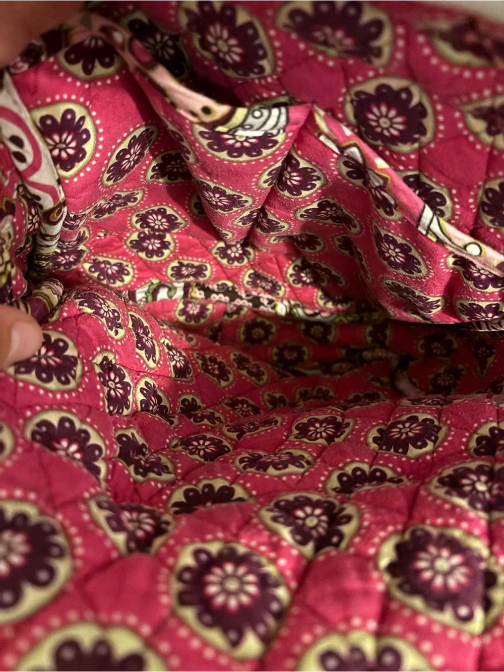 Vera Bradley small back pack print “Very Berry Paisley”